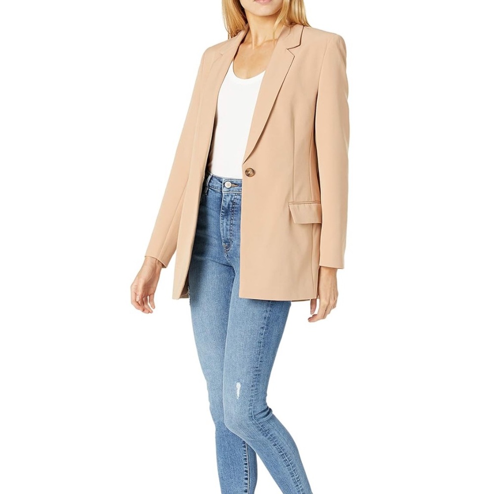 The Drop Tan Blake Long One Button Blazer Size XS - Picture 3 of 6